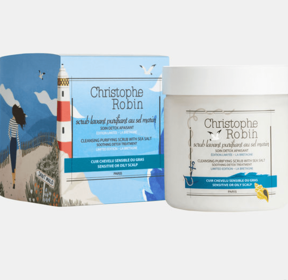 Christophe Robin -  Scrub lavant purifiant au sel marin "La Bretagne" - 250ml - Christophe Robin - Ethni Beauty Market