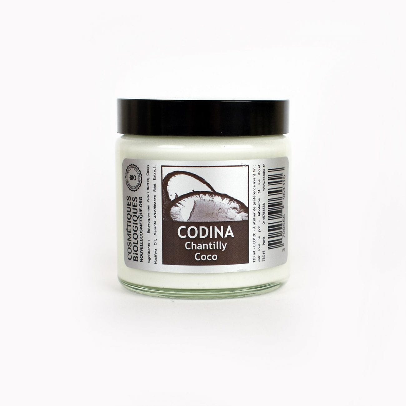 Codina - Beurre Corporel "Chantilly coco" - 120ml - Codina - Ethni Beauty Market
