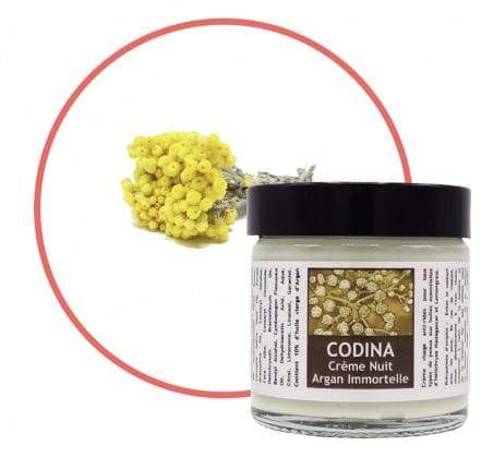 Codina - Crème de nuit "Argan immortelle" - 60 ml - Codina - Ethni Beauty Market