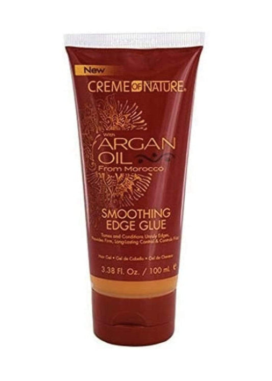 Creme of Nature - Argan oil - Gel coiffant "smoothing edge glue" - 100 ml - Creme Of Nature - Ethni Beauty Market