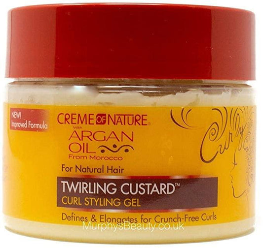 Creme Of Nature - Argan Oil - Gel coiffant "twirling custard" - 326g - Creme Of Nature - Ethni Beauty Market