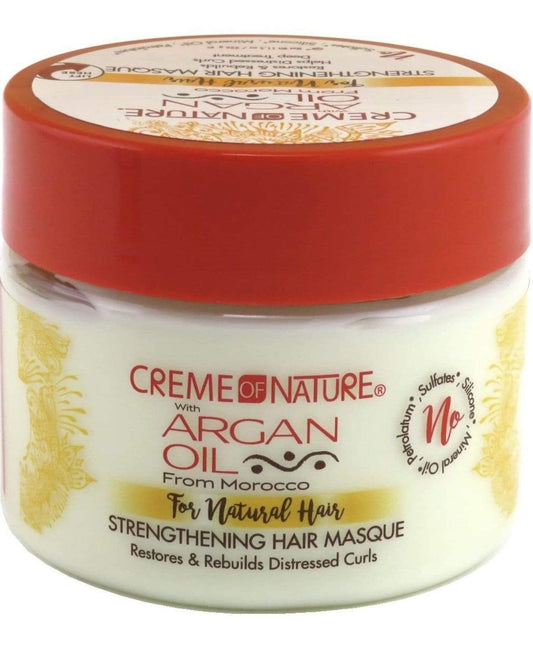 Creme of Nature - Argan oil - Fortifying mask "strenghening hair mask" - 326 g - Creme Of Nature - Ethni Beauty Market
