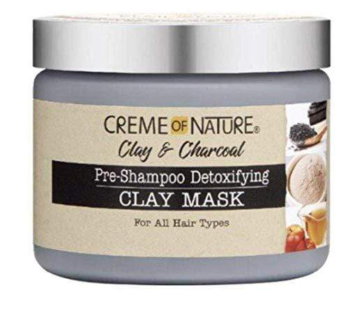Creme of Nature -  Pré-shampoing à l'argile et charbon de bois masque d'argile 340 ml - Creme of Nature - Ethni Beauty Market