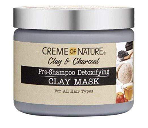 Creme Of Nature -  Pré-shampoing à l'argile et charbon de bois masque d'argile 340 ml - Creme of nature - Ethni Beauty Market