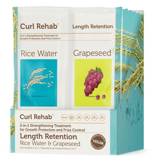 Curl Rehab - 2-in-1 strengthening hair treatment with rice water & grapes - 141ml - Curl Rehab - Ethni Beauty Market