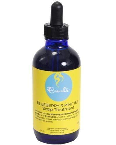 Curls - Traitement de croissance pour cuir chevelu "Scalp Treatment Blueberry & mint tea"- 120 ml - Curls - Ethni Beauty Market