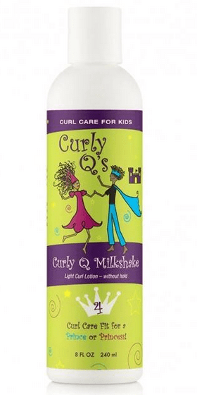 Curly Q's - Lotion capillaire cheveux bouclés pour enfants (Curly Q's Milkshake CURLS) - 240 ML - Curly Q's - Ethni Beauty Market