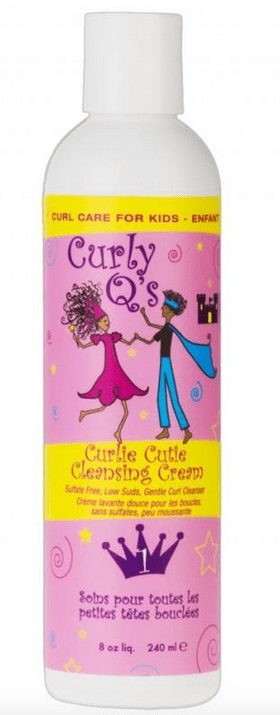 Curly Q's - Shampoing hydratant cheveux bouclés pour enfants ( Curly Q's Curlie Cutie Cleansing Cream CURLS) - 240ml - Curly Q's - Ethni Beauty Market