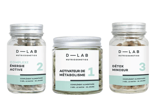 D-Lab Nutricosmetics - Compléments Alimentaires minceur "Programme brûle-graisses" - D-Lab Nutricosmetics - Ethni Beauty Market