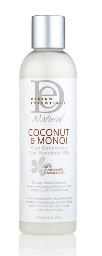 Design Essentials - Moisturizing Milk With Coconut Oil & Monoi "Curl Enhancing Dual Hydration Milk" -227ml - Design Essentials - Ethni Beauty Market