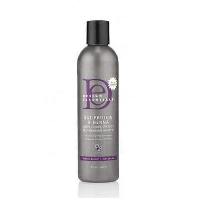 Design Essentials - Intense cleansing shampoo - Oat protein & Henna - 237ml - Design Essentials - Ethni Beauty Market