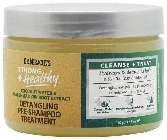 Dr Miracle's - Strong + Healthy - Detangling pre-shampoo - 340 g - Dr Miracle's - Ethni Beauty Market