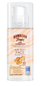 Hawaiian Tropic - Crème solaire visage effet soie spf 30 (silk air soft face sun lotion) - 50 ml - Hawaiian Tropic - Ethni Beauty Market