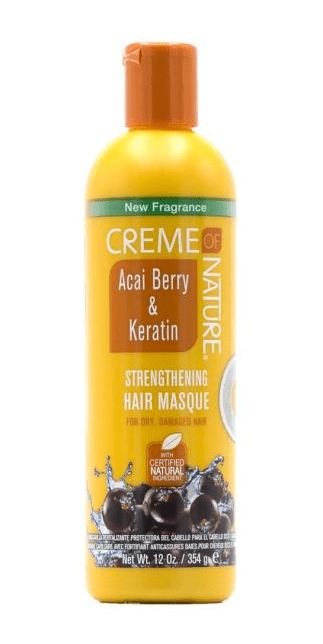 Creme Of Nature - Masque Capillaire fortifiant anti-casse Baie d'Açai & Kératine 340 g - Creme of nature - Ethni Beauty Market
