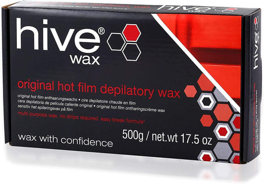 Hive - Hot film depilatory wax (original hot film depilatory wax) - 500g - Hive - Ethni Beauty Market