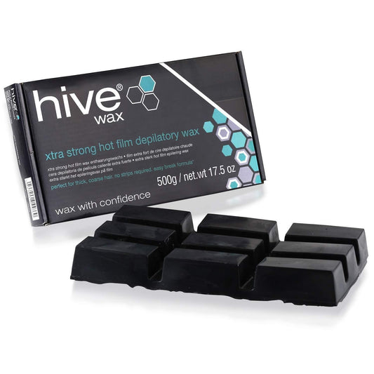 Hive - Cire dépilatoire Xtra Stong 4 pour Hommes (Xtra Strong hot film depilatory wax 4 men) - 500g - Hive - Ethni Beauty Market