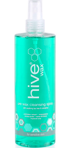 Hive - Spray désinfectant pré-épilation à l'arbre à thé et citron (tea tree & lemon Pre Wax cleasing spray) - 400 ml - Hive - Ethni Beauty Market