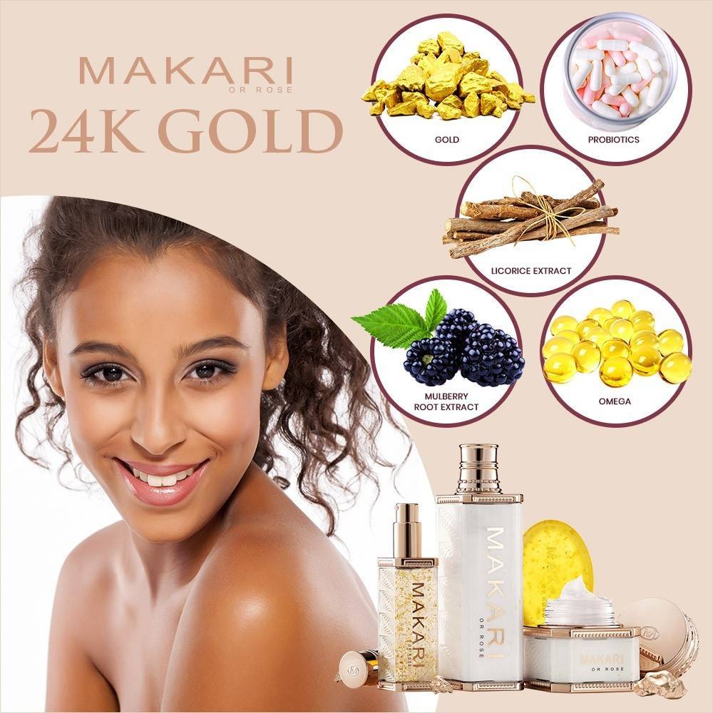 Makari - Blemish Treatment Serum 24K Gold Gold- 40mL - Makari - Ethni Beauty Market