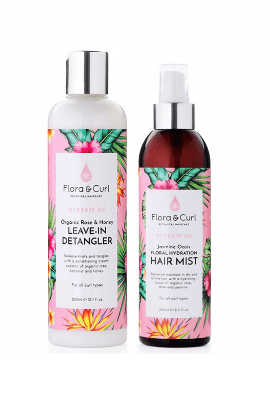 Flora & Curl - Hydrate me - Duo Gift Set - 550 ml - Flora & Curl - Ethni Beauty Market