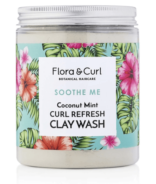 Flora & Curl - Soothe Me - Curl refresh Clay wash - 240 g - Flora & Curl - Ethni Beauty Market