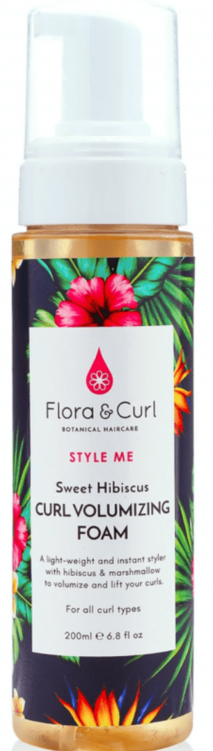 Flora & Curl - Style me - Volume and Definition Mousse "Sweet Hibiscus" - 200 ml - Flora & Curl - Ethni Beauty Market