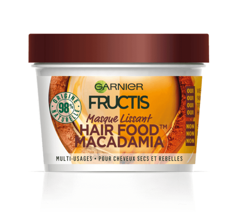 Garnier - Hair Food - Masque lissant multi-usages "macadamia" - 390ml - Garnier - Ethni Beauty Market