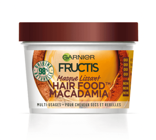 Garnier - Hair Food - "Macadamia" multi-purpose smoothing mask - 390ml - Garnier - Ethni Beauty Market