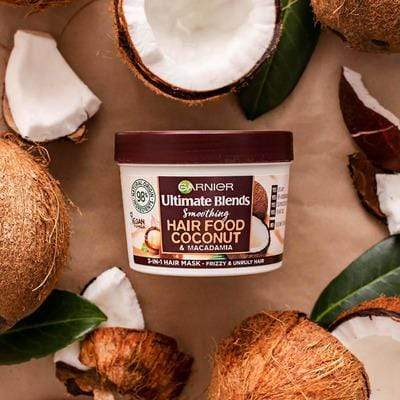 Garnier - Ultimate Blends- 3-in-1 vegan coconut oil care mask 390ml - Garnier - Ethni Beauty Market