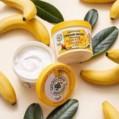Garnier - Ultimated Blends - 3 In 1 Nourishing Vegan Mask With Banana For Damaged Hair - 390ml - Garnier - Ethni Beauty Market