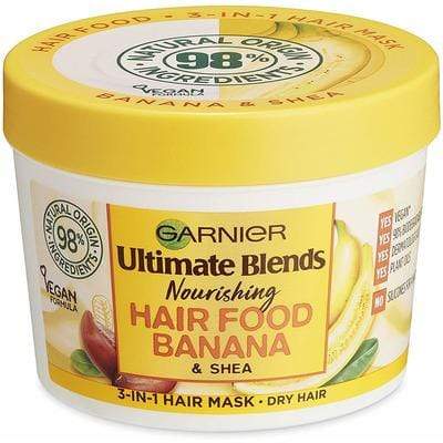 Garnier - Ultimated Blends - Masque Soin Vegan Nourrissant 3 En 1 À La Banane Pour Cheveux Abîmés - 390ml - Garnier - Ethni Beauty Market