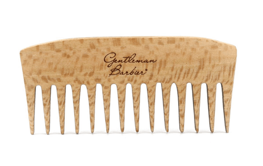 Gentleman Barbier - Peigne à barbe en bois de platane - Gentleman Barbier - Ethni Beauty Market