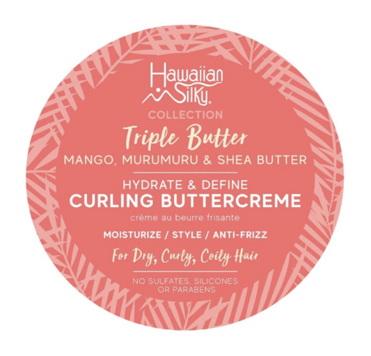 Hawaiian Silky - Triple Butter - "Hydrate & Define" Hair Cream - 340 g - Hawaiian Silky - Ethni Beauty Market
