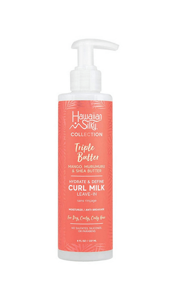 Hawaiian silky - Lait définisseur de boucles sans rincage - 273 ml (hydrate & define curl milk leave in) - Hawaiian Silky - Ethni Beauty Market
