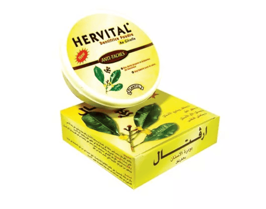 Hervital - "Clove" anti-stain powder toothpaste - 50g - Hervital - Ethni Beauty Market