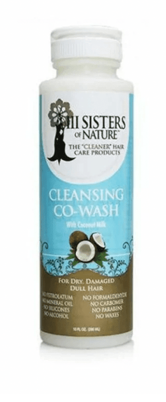 III Sisters of Nature - Nettoyant Co-wash "coconut" - 237ml - III Sisters of Nature - Ethni Beauty Market