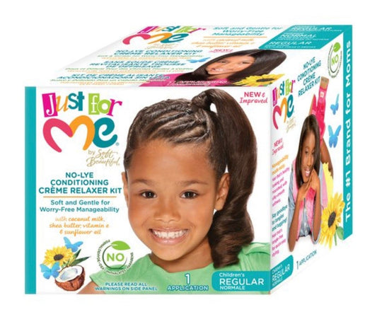 Just For Me - Relaxer Kit For Kids (Regular) - Just For Me - Ethni Beauty Market