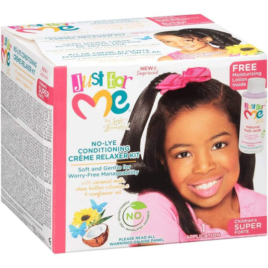 Just For Me - Relaxer Kit For Kids (Super) - Just For Me - Ethni Beauty Market