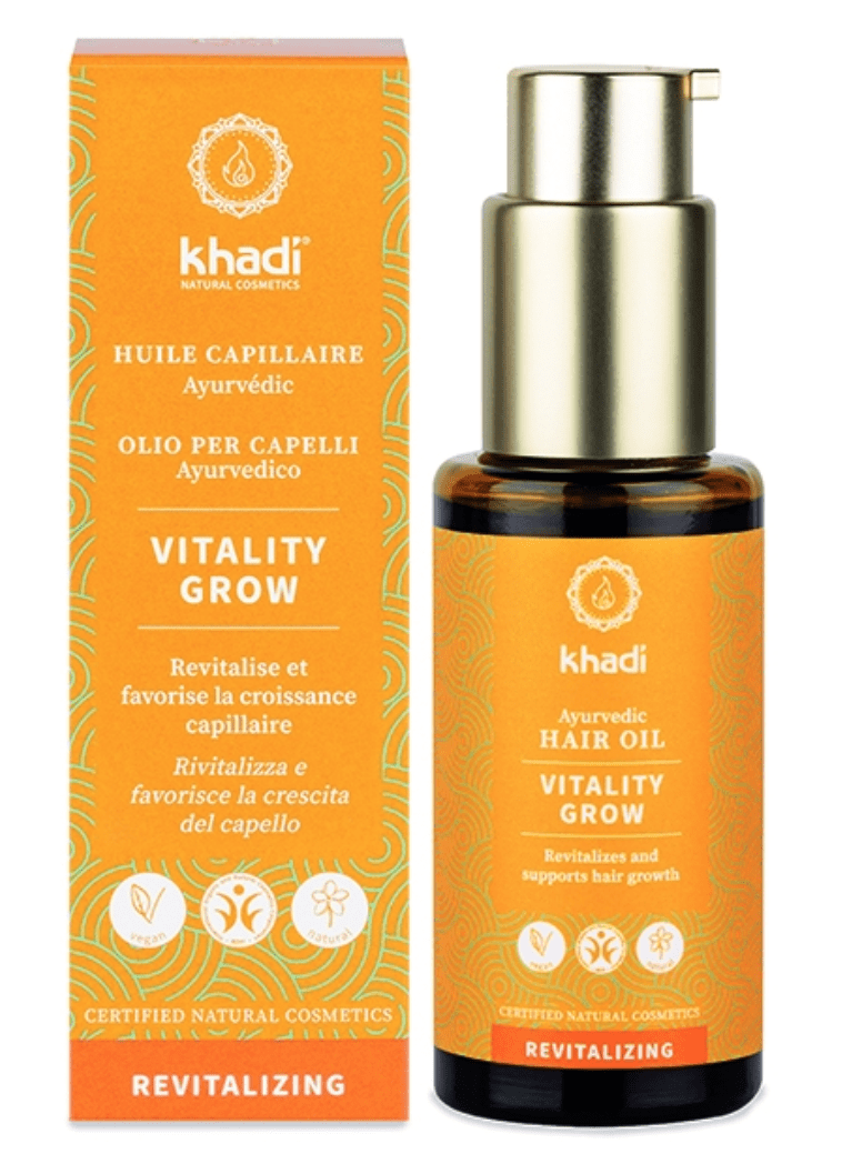 Khadi - Huile Capillaire "Vitality Grow" - 50 ml - Khadi - Ethni Beauty Market