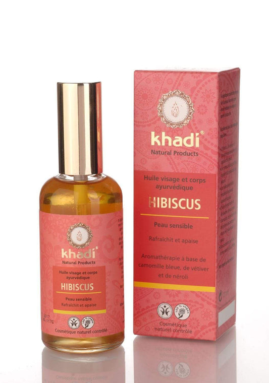 Khadi - Huile ayurvédique hibiscus - 100 ml - Khadi - Ethni Beauty Market