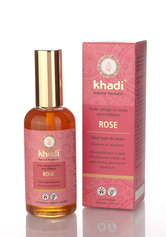 Khadi - Huile ayurvédique rose - 100 ml - Khadi - Ethni Beauty Market