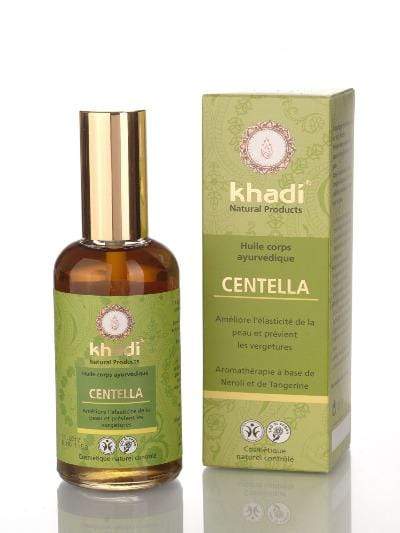 Khadi - Huile régérérante prévention vergetures centella - 100 ml - Khadi - Ethni Beauty Market