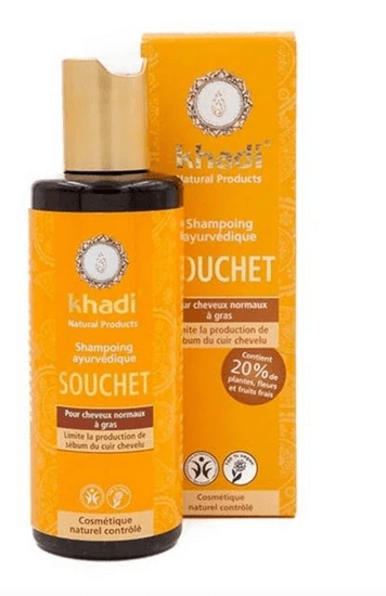 Khadi - Shampoing ayurvédique souchet pour cheveux à tendance grasse - 210ml - Khadi - Ethni Beauty Market