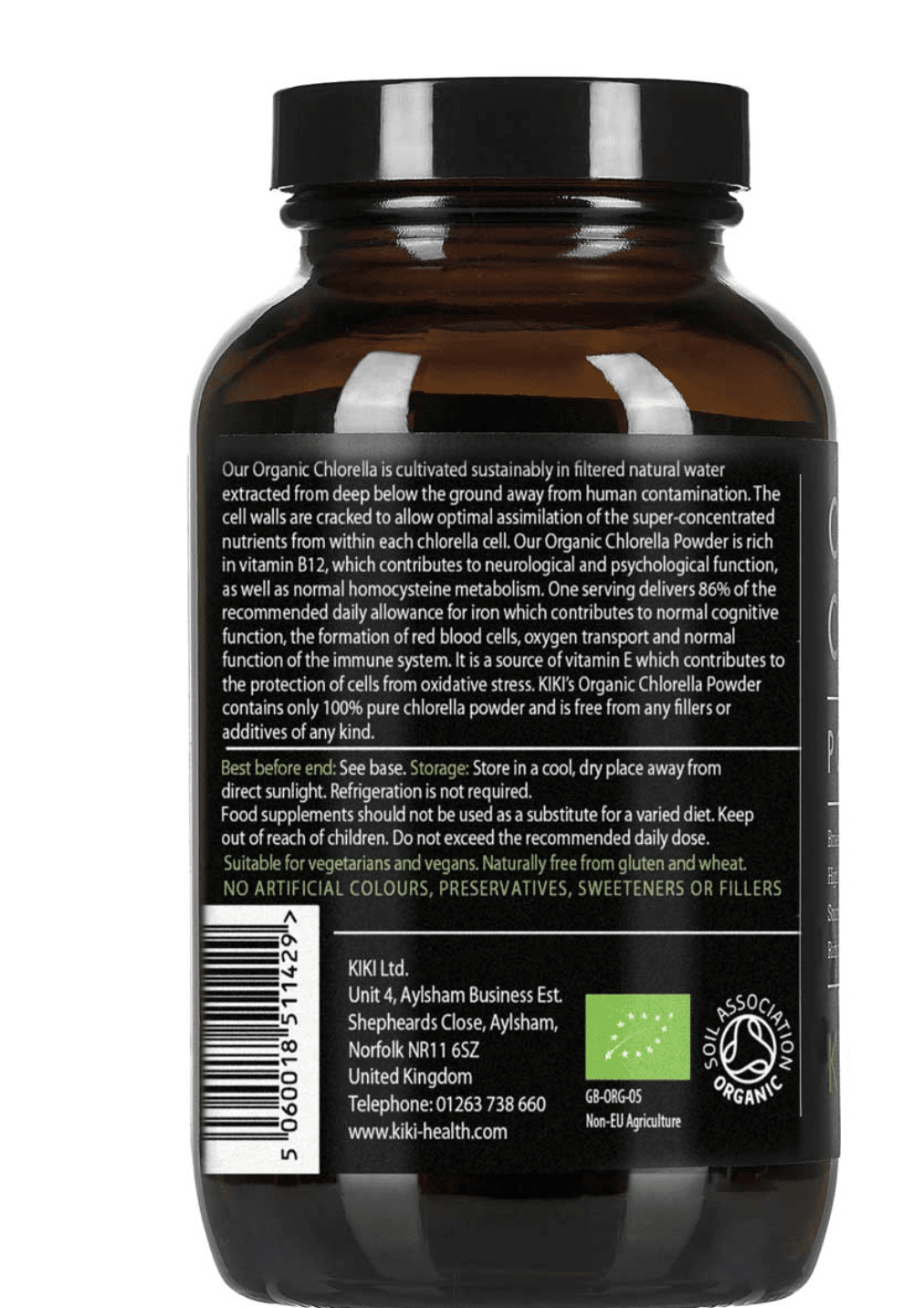 Kiki Health - Food supplements "organic chlorella" - 200g - Kiki Health - Ethni Beauty Market