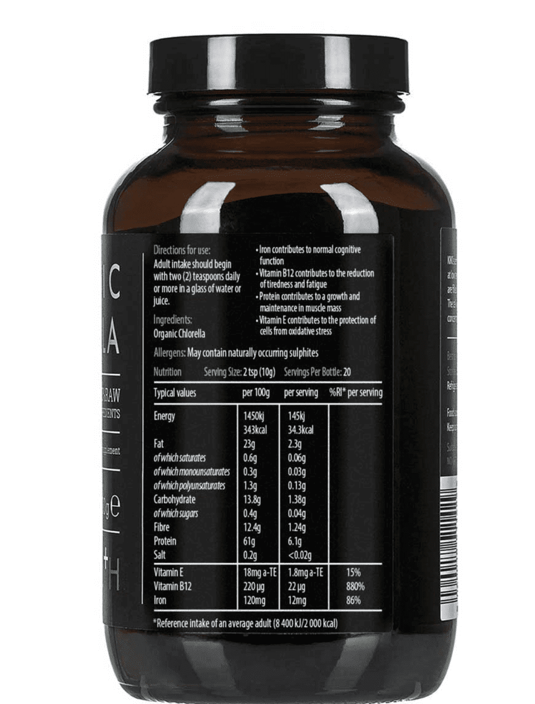Kiki Health - Food supplements "organic chlorella" - 200g - Kiki Health - Ethni Beauty Market