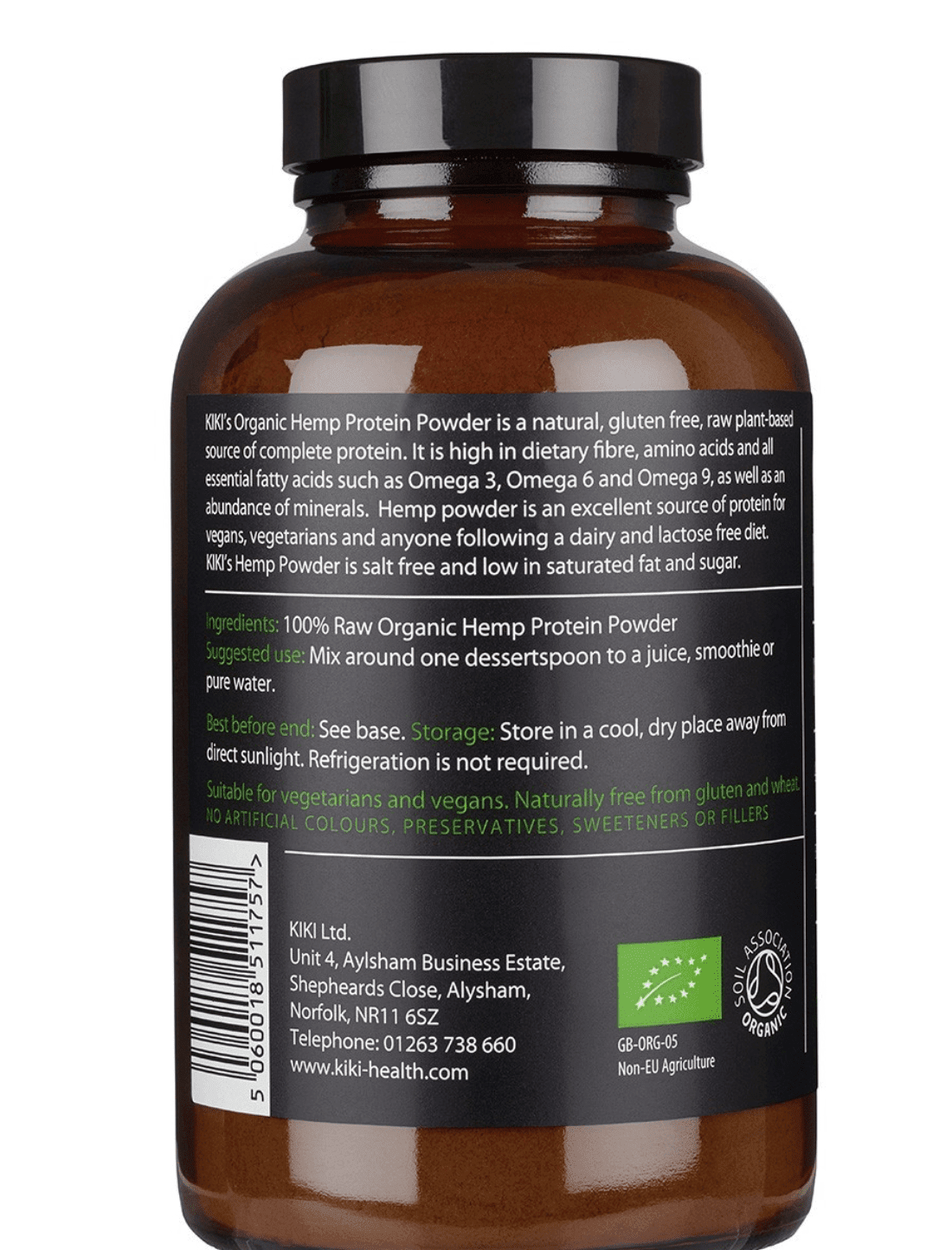 Kiki Health - Organic - Complément alimentaire "protéine de chanvre" - 235g - Kiki Health - Ethni Beauty Market