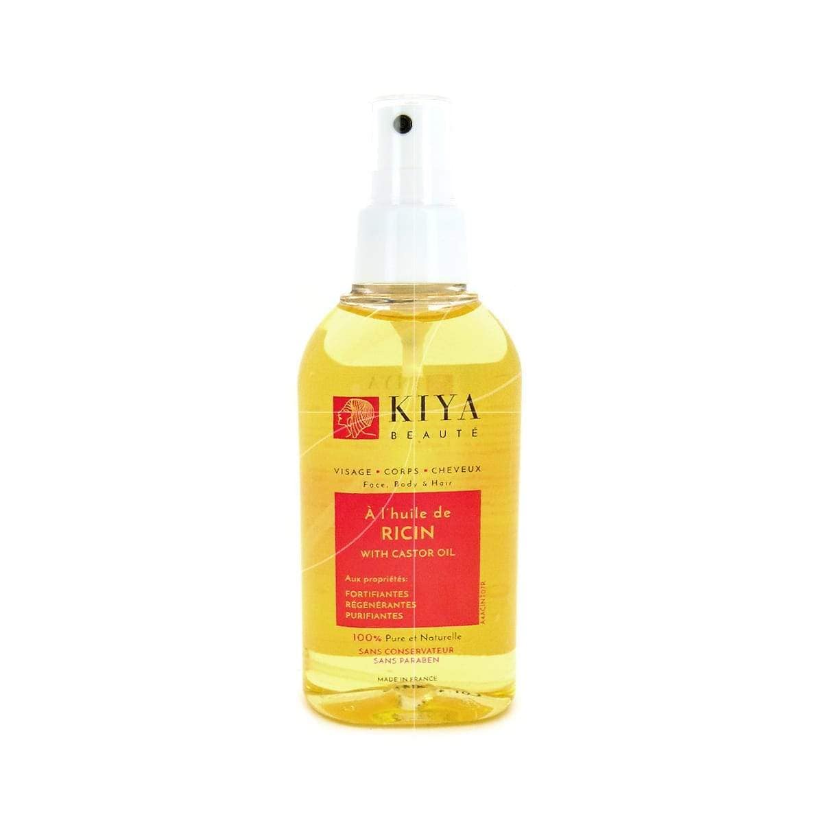 Kiya - Huile de soin au ricin - 100ml (Cheveux, corps et visage) - Kiya - Ethni Beauty Market