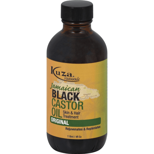 Kuza - Huile de ricin noire jamaïcaine "Flaxseed oil" - 118 ML - Kuza - Ethni Beauty Market
