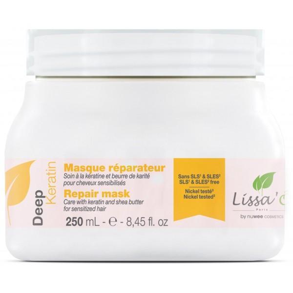 Lissa'Ô - Deep Keratin - Masque capillaire réparateur - 250 ml - Lissa'Ô - Ethni Beauty Market