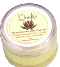 Loren Kadi - "Extrême Jasmine-Green Tea" natural Ayurvedic balm for face & body (two sizes available) - Loren Kadi - Ethni Beauty Market