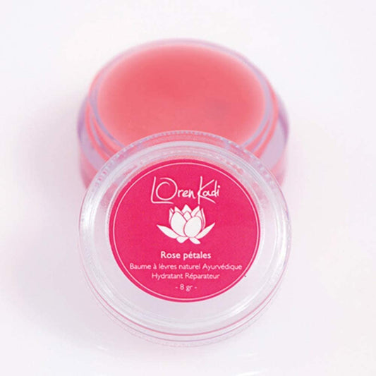 Loren Kadi - Natural Ayurvedic lip balm "Rose Petals" - 8g - Loren Kadi - Ethni Beauty Market